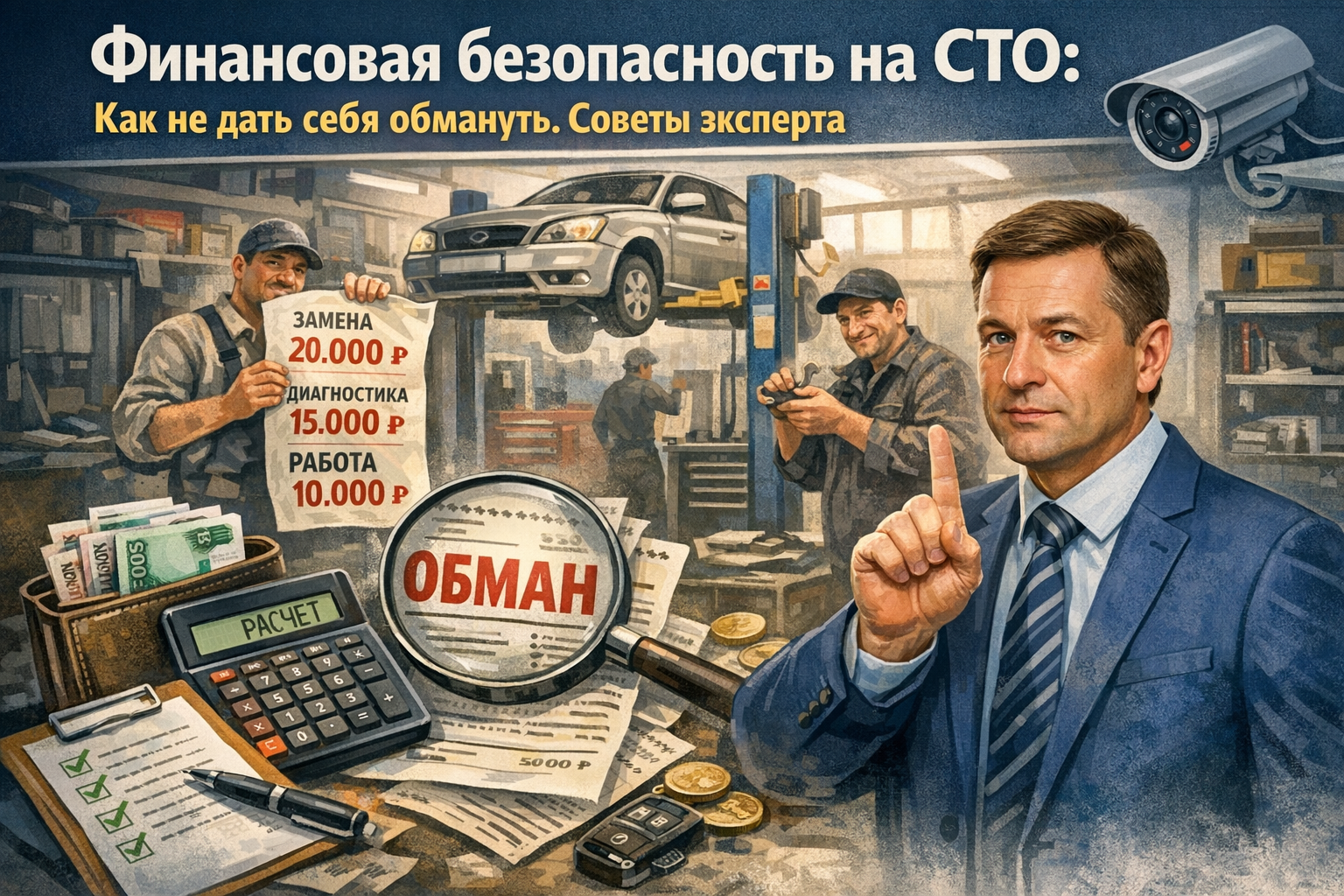 Финансовая безопасность на СТО: Как не дать себя обмануть. Советы эксперта Автоклуба Ангел