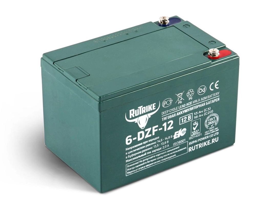 Rutrike 6-DZF-12 (12V12A/H C2) 18 Ач