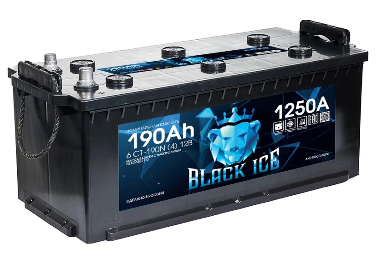 BLACK ICE 6СТ-190.4 (Tungstone) 190 Ач