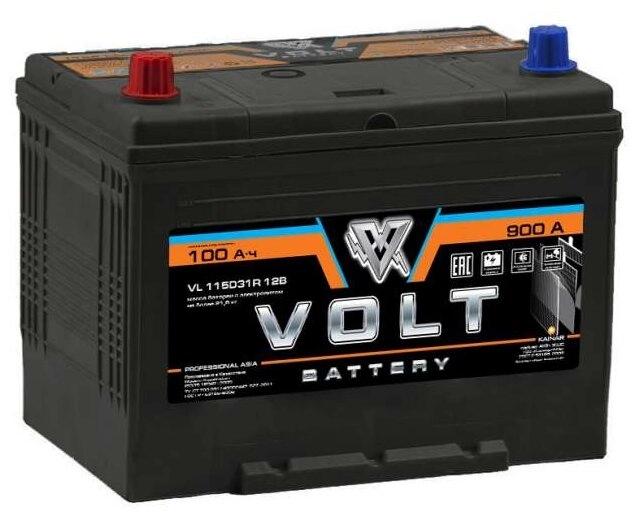 VOLT PROFESSIONAL 115D31R 100 Ач