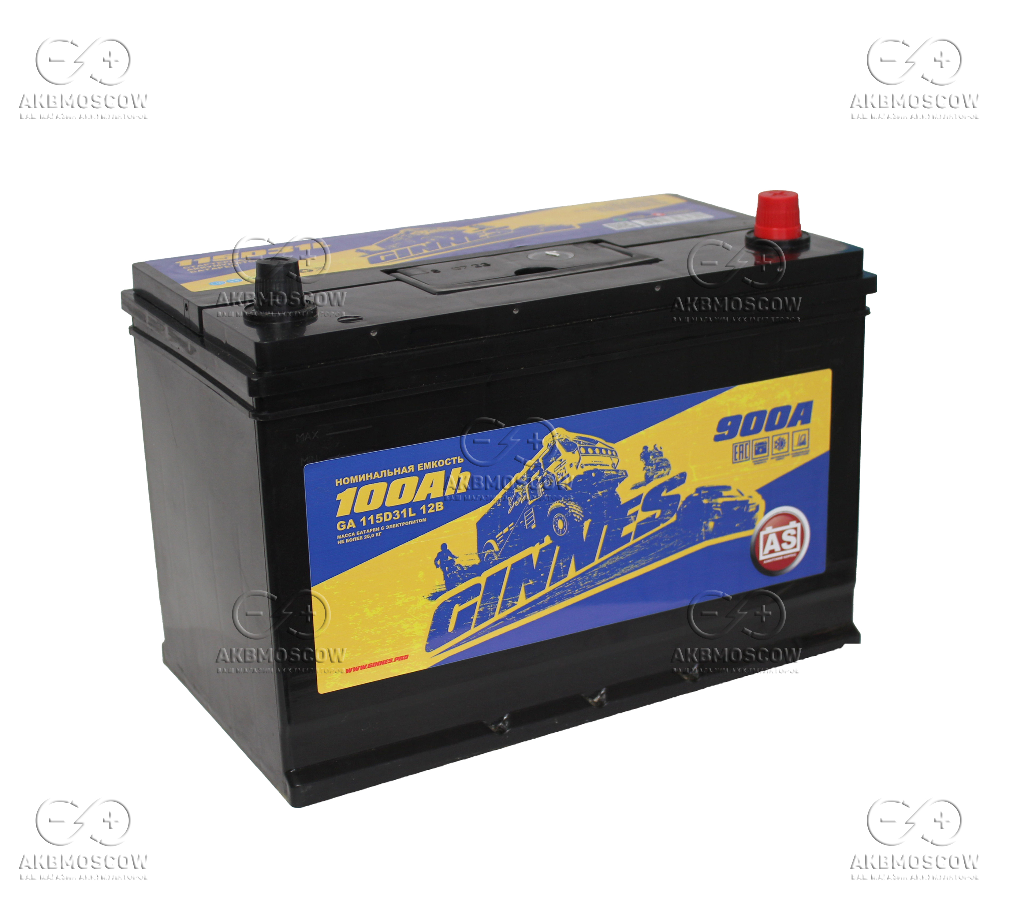 GINNES Asia 100 115D31L 100 Ач