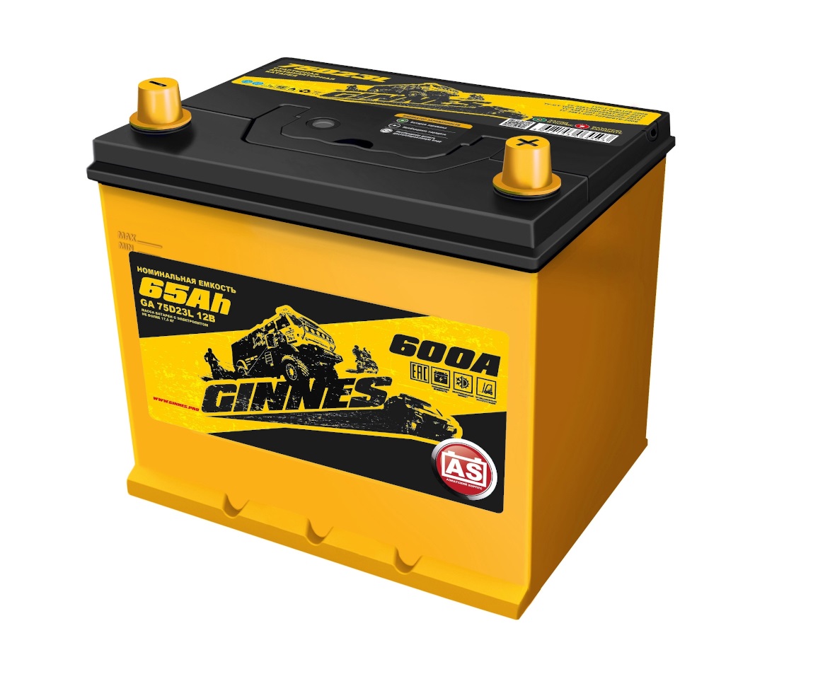 GINNES Asia 65.0 75D23L 65 Ач