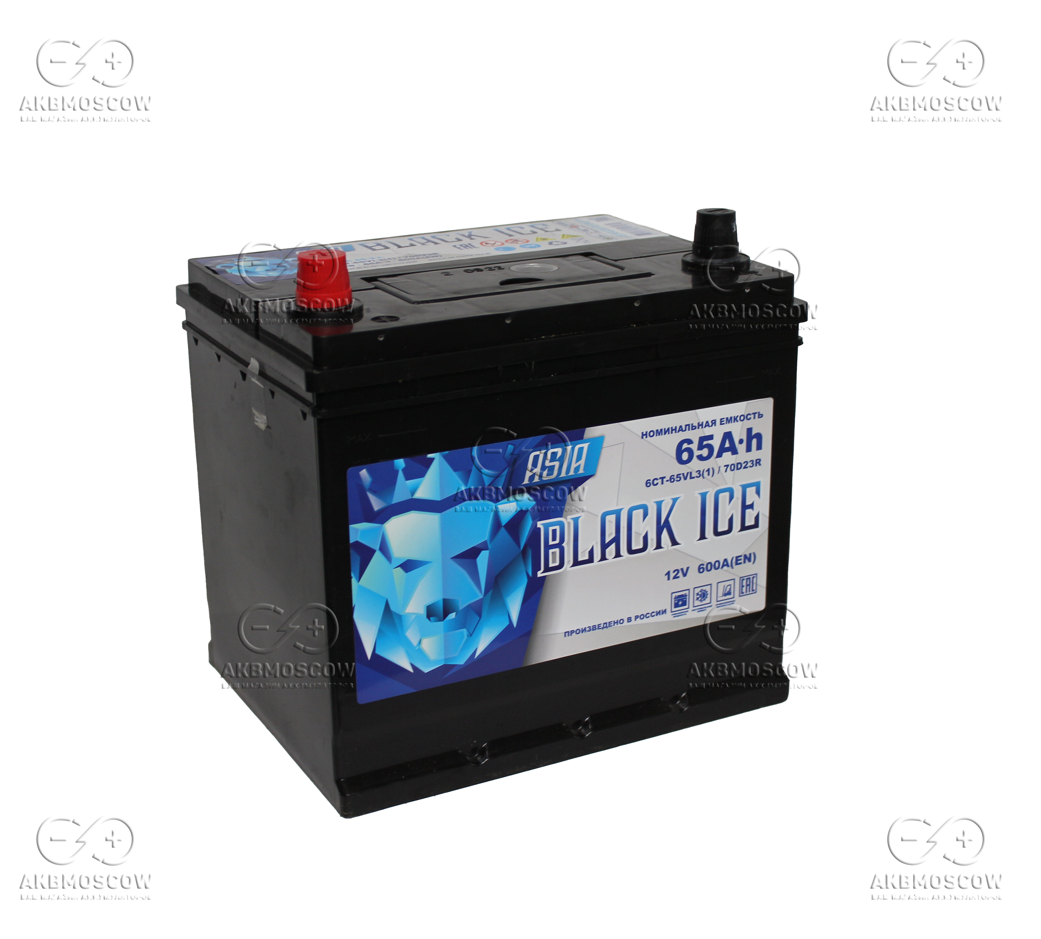BLACK ICE Pro 70D23R 65 Ач