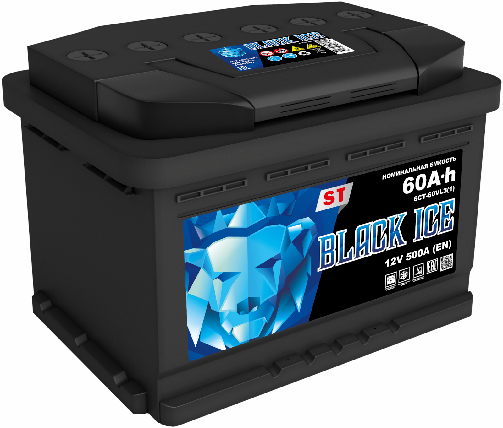 BLACK ICE 6СТ-60.0 60 Ач