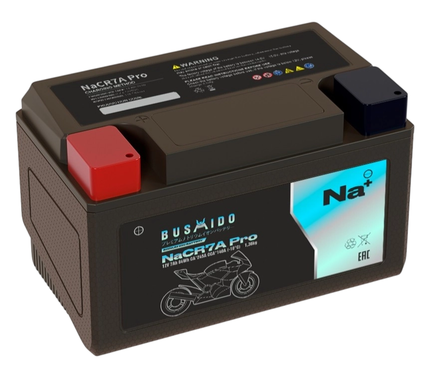 BUSHIDO NaCR7A pro YTX7A-BS 7 Ач