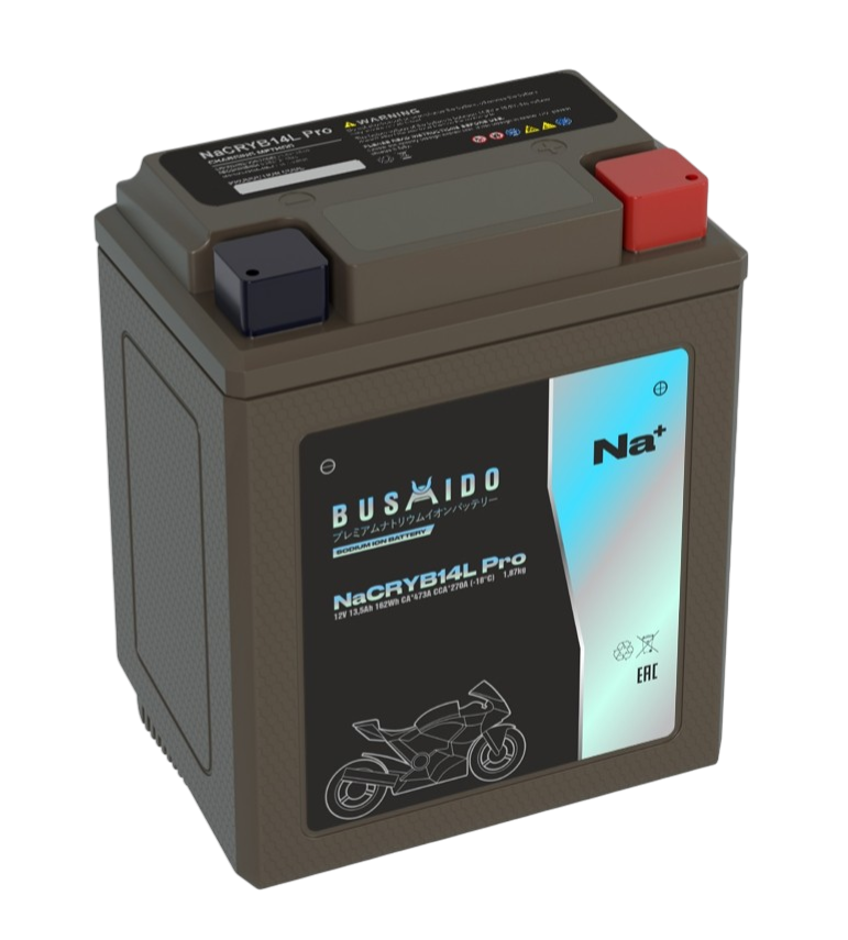 BUSHIDO NaCRYB14L pro YTX14AHL-BS 13.5 Ач