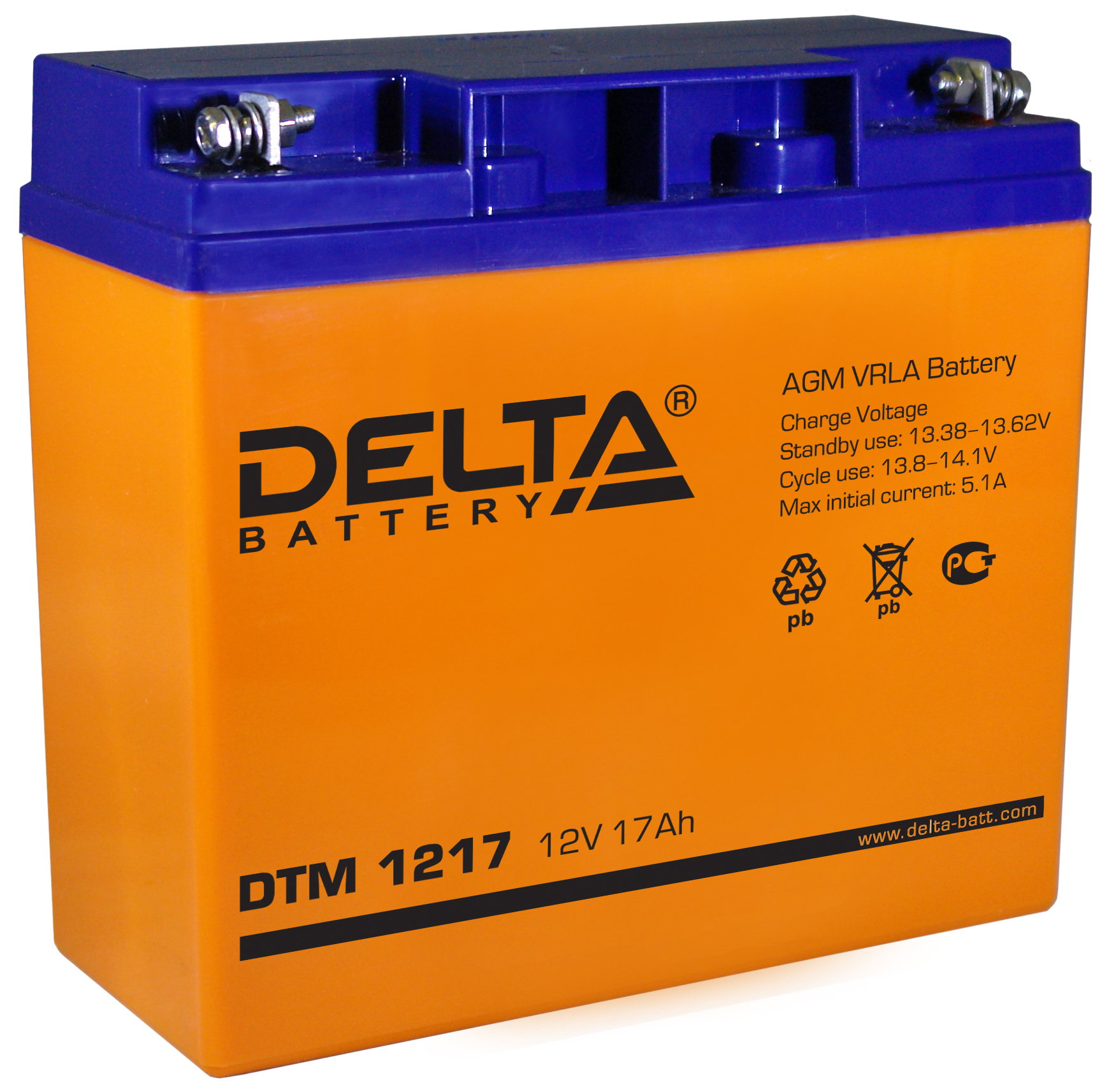 Delta DTM 1217 17 Ач