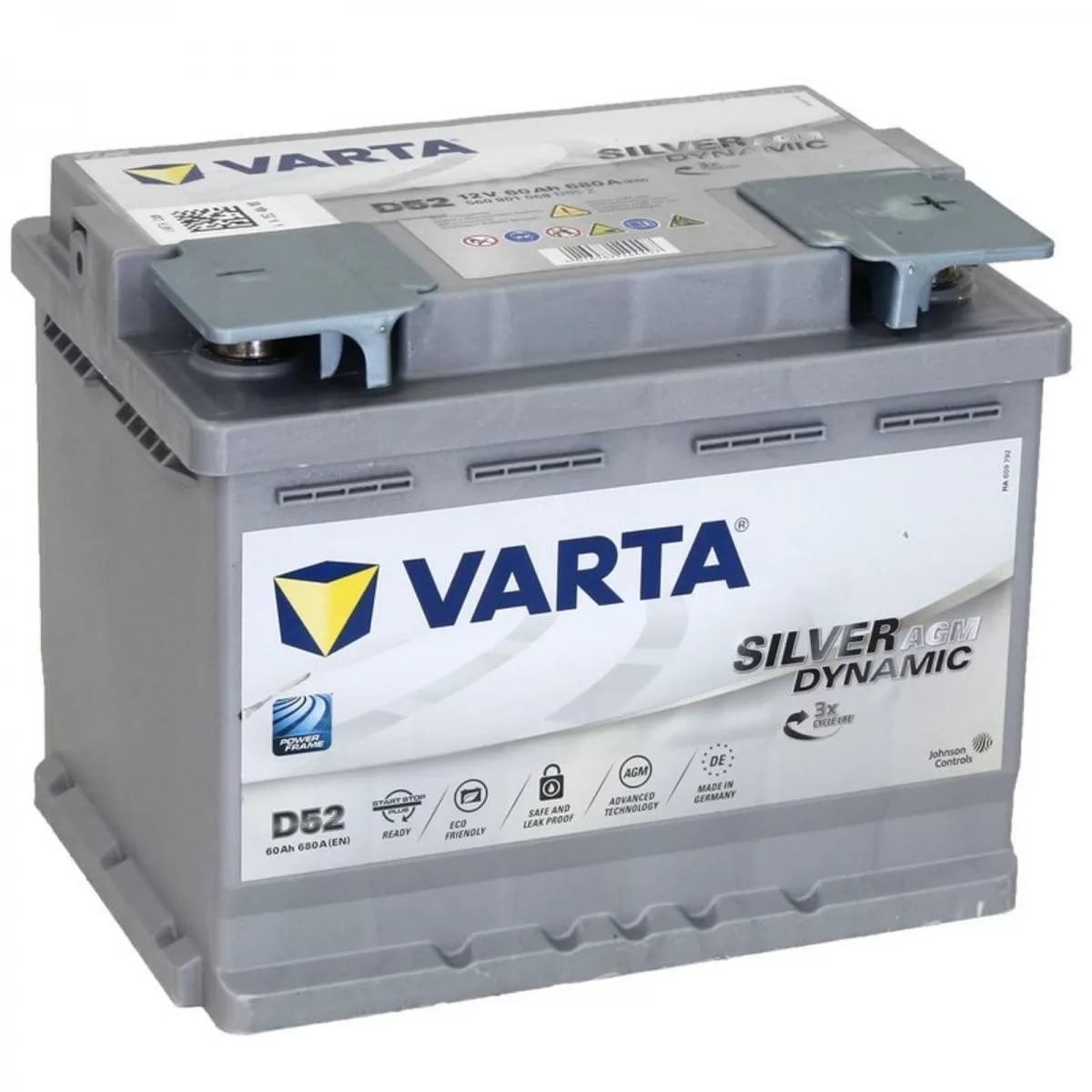 Varta AGM Start-Stop plus D52 560 901 068 60 Ач