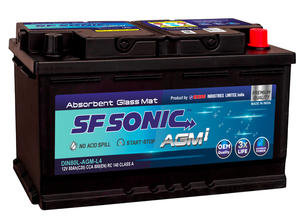 EXIDE SONIC AGM 80.0 (EK800) 80 Ач